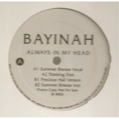Bayinah - Bayinah - Always In My Head - Imani Records