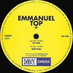 Emmanuel Top - Emmanuel Top - Emmanuel Top EP - Dance Opera
