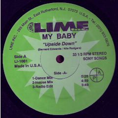 My Baby - My Baby - Upside Down / Let's All Chant - Lime Inc.