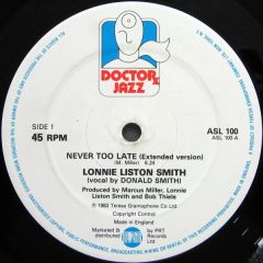 Lonnie Liston Smith - Lonnie Liston Smith - Never Too Late - Doctor Jazz