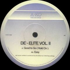 De Elite - De Elite - De-Elite Volume 2 - A-Ko Record