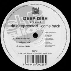 Dc Deepressed - Dc Deepressed - Come Back - Slip 'N' Slide