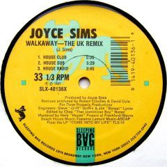 Joyce Sims - Joyce Sims - Walkaway (Uk Remix) - Sleeping Bag