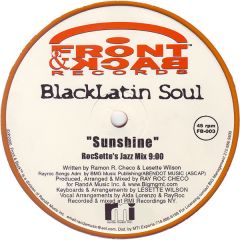 Black Latin Soul - Black Latin Soul - Sunshine - Front & Back Records