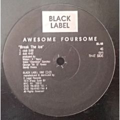 Awesome Foursome - Awesome Foursome - Right Now - Black Label