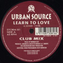 Urban Source - Urban Source - Learn To Love - Vinyl Solution