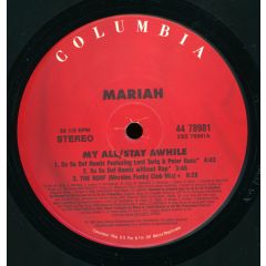 Mariah Carey - Mariah Carey - My All - Columbia