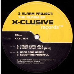 3 Alarm Project - 3 Alarm Project - The Alarm EP - X-Clusive Records