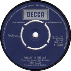 Thin Lizzy - Thin Lizzy - Whisky In The Jar / Black Boys On The Corner - Decca