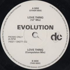 Evolution - Evolution - Love Thing - Deconstruction