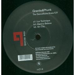 Granite & Phunk - Granite & Phunk - The Dancefloors Knew EP - Nine Records