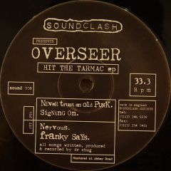 Overseer - Overseer - Hit The Tarmac EP - Soundclash