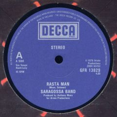 Saragossa Band - Saragossa Band - Rasta Man - Decca