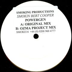 Smokin Bert Cooper - Smokin Bert Cooper - Powergen - Smoking Production