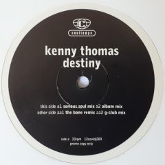 Kenny Thomas - Kenny Thomas - Destiny - Cooltempo