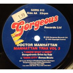 Doctor Manhattan - Doctor Manhattan - Manhattan Trax Vol. 3 - Gorgeous
