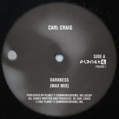 Carl Craig - Carl Craig - Darkness - Planet E