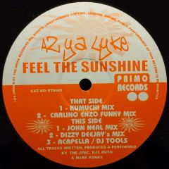 Az Ya Lyke - Az Ya Lyke - Feel The Sunshine - Primo