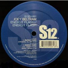 Joey Beltram - Joey Beltram - Energy Flash - S12 Simply Vinyl
