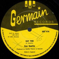 Ken Boothe - Ken Boothe - Say You - Germain Records
