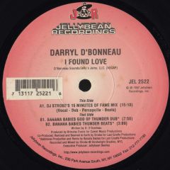 Darryl D'Bonneau - Darryl D'Bonneau - I Found Love - Jellybean