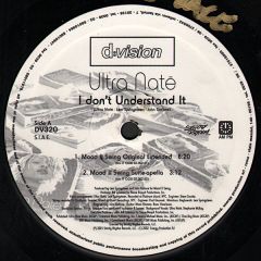 Ultra Naté - Ultra Naté - I Don't Understand It - D:vision Records