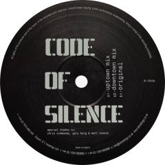 Code Of Silence - Code Of Silence - Code Of Silence - Cs 13