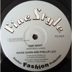 Marie Dawn And Phillip Leo - Marie Dawn And Phillip Leo - One Night / We Belong Together - Fine Style