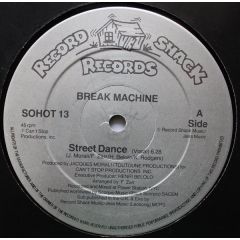 Break Machine - Break Machine - Street Dance - Record Shack Records