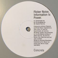 Flicker Noise - Flicker Noise - Information Is Power - Concrete