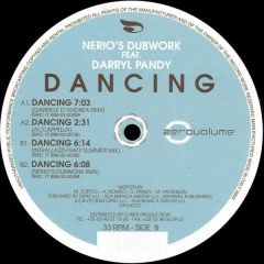 Nerio's Dubwork Ft D Pandy - Nerio's Dubwork Ft D Pandy - Dancing - Zero Volume