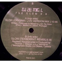 DJ Ze Mig L - DJ Ze Mig L - The Glow E.P. - Reptile Musik Works