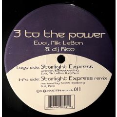 3 To The Power - 3 To The Power - Starlight Express - Imix Records