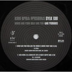 King Britt Presents Sylk 130 - King Britt Presents Sylk 130 - When The Funk Hits The Fan (Remixes) - Six Degrees