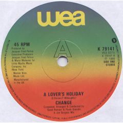 Change - Change - A Lover's Holiday  - WEA