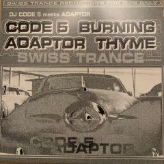 DJ Code 5 Meets Adaptor - DJ Code 5 Meets Adaptor - Burning / Adaptor Theme - Mental Movement Recordings