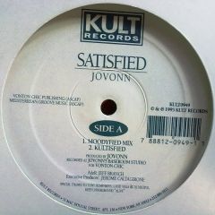 Jovonn - Jovonn - Satisfied - Kult Records