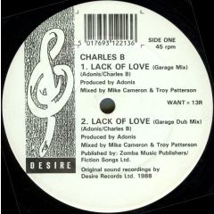 Charles B - Charles B - Lack Of Love - Desire