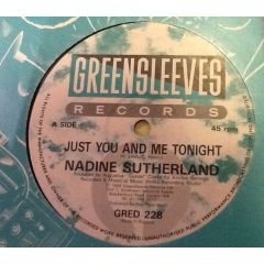 Nadine Sutherland - Nadine Sutherland - Just You And Me Tonight - Greensleeves