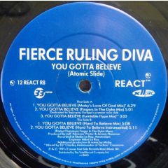 Fierce Ruling Diva - You Gotta Believe Believe - React