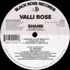 Valli Rose - Valli Rose - Shame - Black Rose Records