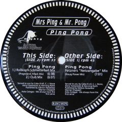 Mrs. Ping & Mr. Pong - Mrs. Ping & Mr. Pong - Ping Pong - Mighty