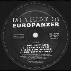Europanzer - Europanzer - Big City EP - Motivator