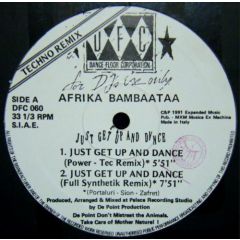 Afrika Bambaataa - Afrika Bambaataa - Just Get Up And Dance (Techno Remix) - DFC