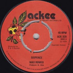 Max Romeo - Max Romeo - Sixpence - Ackee