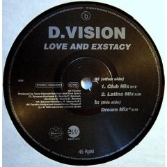 D.Vision - D.Vision - Love And Exstacy - Ultraphonic, EastWest