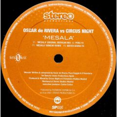 Oscar De Rivera Vs Circus Night - Oscar De Rivera Vs Circus Night - Mesala - Stereo Production