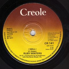 Ruby Winters - Ruby Winters - I Will - Creole