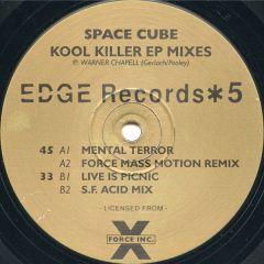 Edge Records (Space Cube) - Edge Records (Space Cube) - Volume 5 (Kool Killer EP Remixes) - Edge