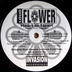 Loud Flower Featuring Fonda Rae - Loud Flower Featuring Fonda Rae - Heart To Heart - Invasion Recordings